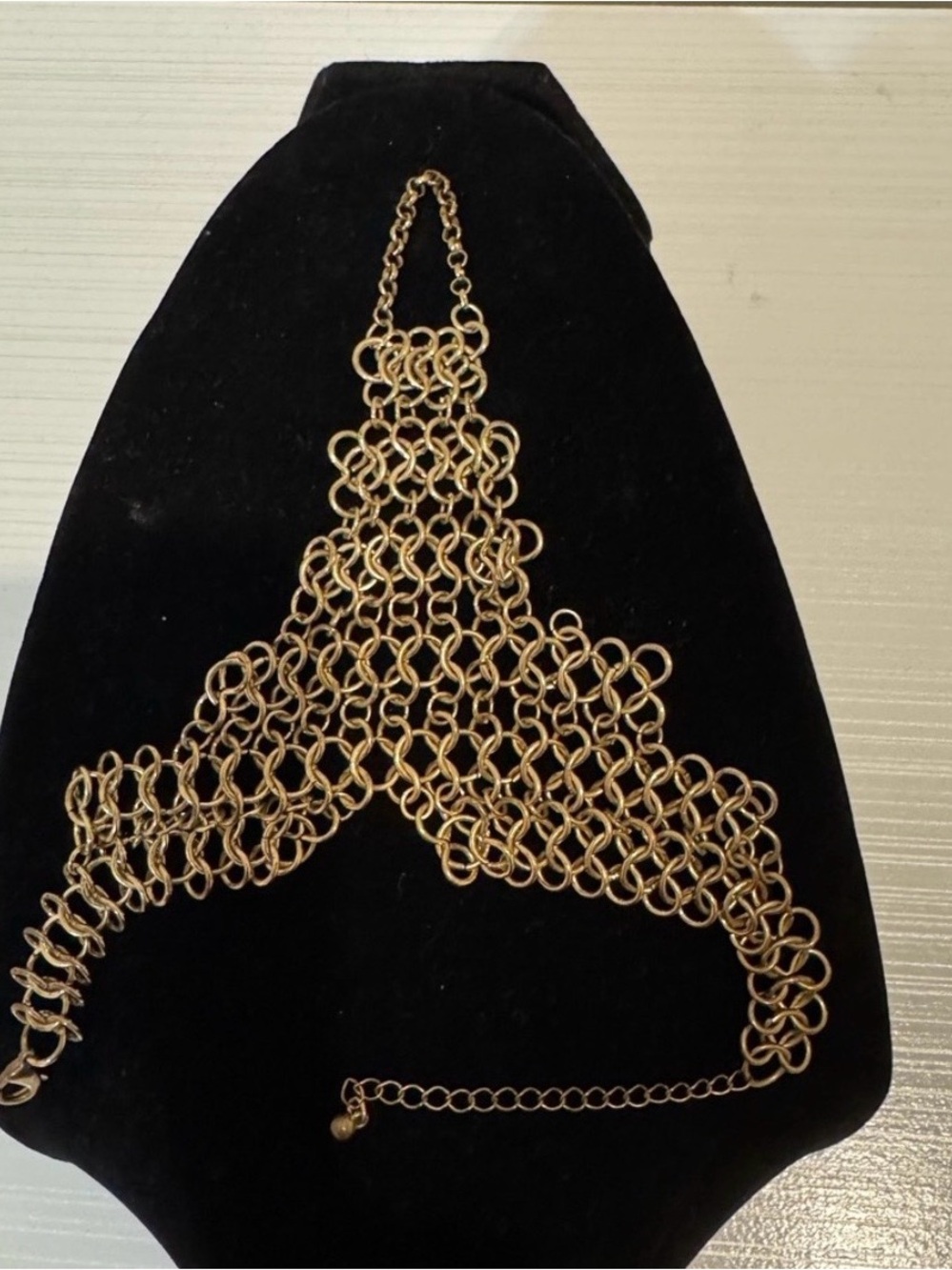 Vintage Gold tone Chainmail for hands or foot